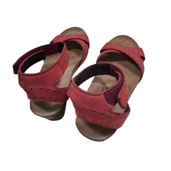 Naot Wand Red Wedge Sandal Women's size 36, US 5 - Picture 4 of 6